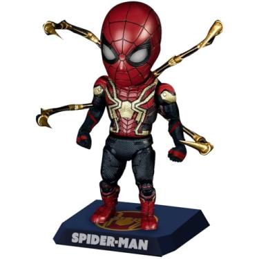 Imagem de Beast Kingdom Homem-Aranha: No Way Home: Boneco de Ação Integrado do Homem Aranha de Ataque de Ovo, Multicolorido
