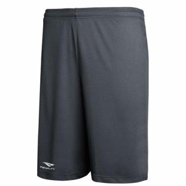 Imagem de Bermuda Calção Shorts Penalty Futebol Esportes Fitness, Chumbo, P, Úni