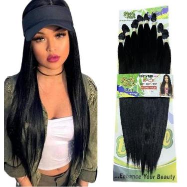 Imagem de Cabelo Fibra Bio Premiun Estilo Lisa 8 Telas 300g - D&D Commerce, #1