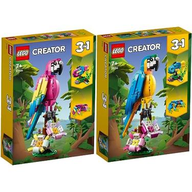 Imagem de Lego 31144 Exotic Pink Parrot & 31136 Exotic Parrot Set of 2