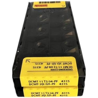 Imagem de Lâmina original DCMT11T304-PF 4315/Lâmina CNC de carboneto 10 peças
