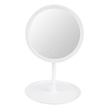 Imagem de Espelho De Mesa Maquiagem Iluminação Luz Led Recarregável - Kadê, Bran