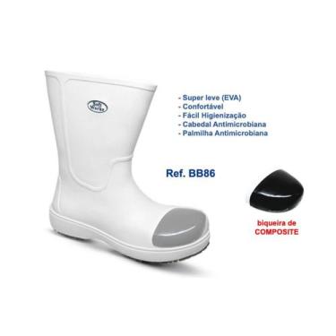 Imagem de Bota soft works eva branca c/longo bico composite ca 39347