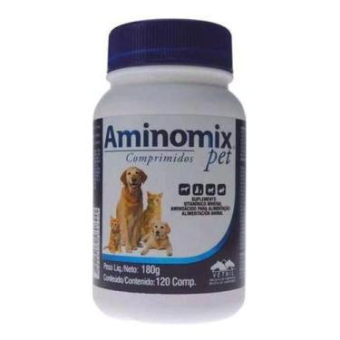 Imagem de Aminomix Pet Vetnil - Cães Gatos 120 Comprimidos