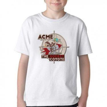 Imagem de Camiseta Infantil ou adulto  Coiote ACME foguete papaléguas Blusa Cria