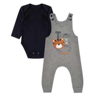 Imagem de Conjunto 2 peças Jardineira e Body Inverno  Menino - kimagia, 015 jard