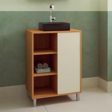 Imagem de Gabinete de Banheiro com Cuba Julia II 1 PT Mel e Arenas - Modern