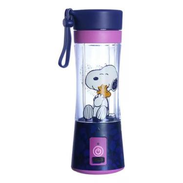 Imagem de Garrafa Mixer Liquidificador Portátil Snoopy Peanuts - 300ml - Zona Cr