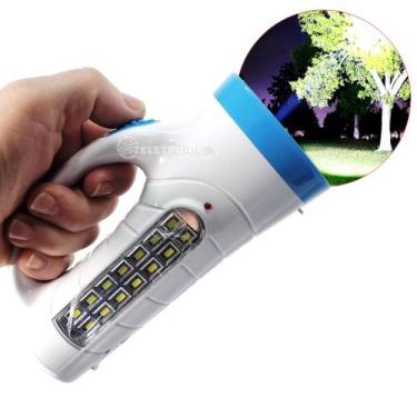 Imagem de Lanterna Holofote LED Lateral Econômica Recarregável Alta Eficiência B