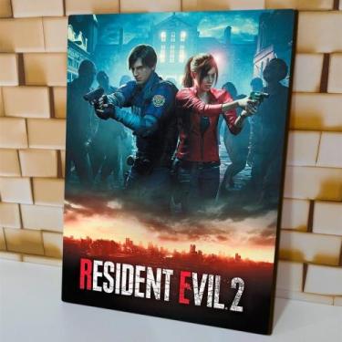 Imagem de Quadros Decorativos Tema Resident Evil Colection 20x30cm - CP, 8, P