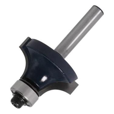 Imagem de Fresa Borda Arredondada Com Rolamento 6mm Carpintaria Tupia - Leander 