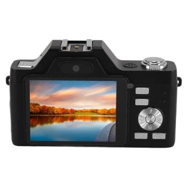 Imagem de Câmera Digital, Câmera de Vídeo 58MP 4K Com Suporte para Zoom Digital 20X, Câmera Vlog Com Foco Automático Com Tela LCD de 2,88 Polegadas, Câmera Compacta Portátil para Viagens