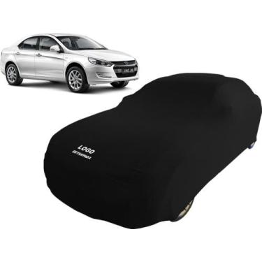 Imagem de Capa De Tecido Para Proteção Do Carro Jac J5 - Mz, Preta