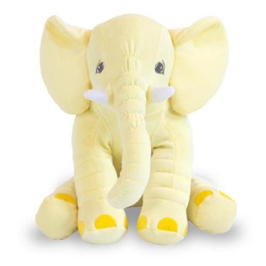 Imagem de Almofada Elefante de Pelúcia Plush 60cm Anti-alérgico - Toybrink, Amar