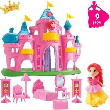 Imagem de Brinquedo Menina Casa Castelo Princesa Judy Samba Toys