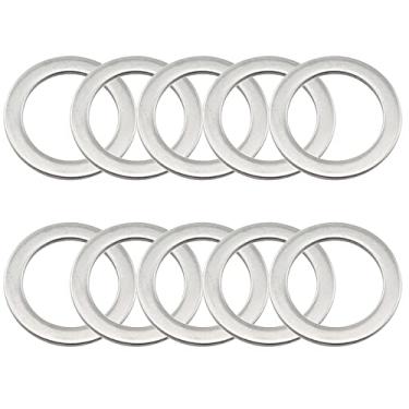 Imagem de Junta de pedal de bicicleta RLECS 10 peças 20 mm x 15 mm aço inoxidável substituição de arruelas de pedal para bicicleta de montanha bicicleta de estrada