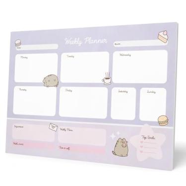 Imagem de Agenda semanal A3 Pusheen Moments | Calendário de mesa | Organizador familiar e escolar | 54 páginas destacáveis | Planner Erik 2022
