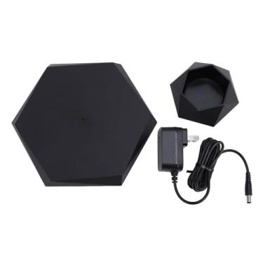 Imagem de Vaso de Plantas Levitando, Plantador de Flores Magnético Com Rotação de 360 ​​graus para Decoração de Escritório Doméstico, Vaso de Bonsai de Resina Flutuante Com Fluxo de Ar