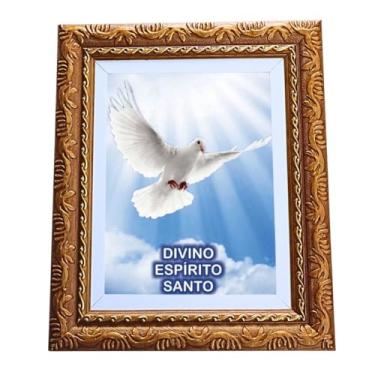 Imagem de Quadro Decorativo Religioso Espírito Santo A4 Luxo Premium