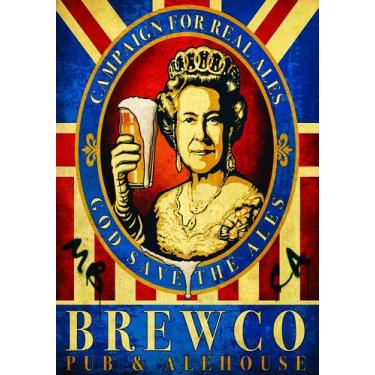 Imagem de Placas Decorativas Retro Para Área Gourmet Bebidas Cerveja Churrasco 1