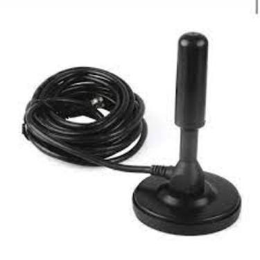 Imagem de Antena Digital Televisão Hd tv Interna Fio 4,3m Base Imã Uhf atacado -