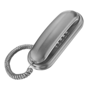 Imagem de TELEFONE COM FIO ELGIN - C/ SUPORTE PARA DESCANSO Preto