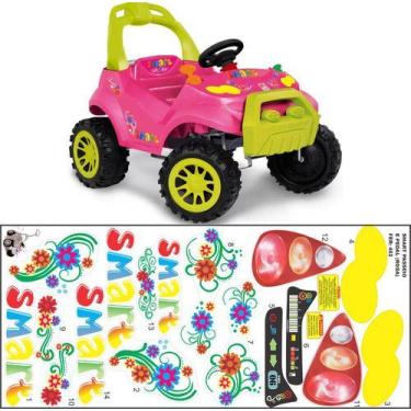 Imagem de Adesivo Do Smart Passeio E Pedal (rosa)