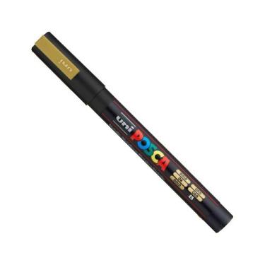 Imagem de Caneta Posca PC-3M UniBall Unidade, Ouro