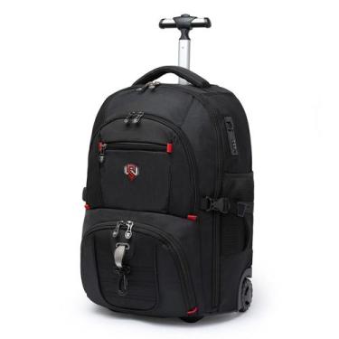 Imagem de Mochila Masculina Rodinhas Antifurto Executiva Notebook 360 - SWISSPOR