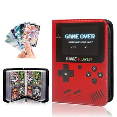 Imagem de Extalas Card Binder Para Jogo De Cartas Colecionáveis, Para Yu-Gi-Oh!, Para Magic: The Gathering E Sports Card Binder - 4 Bolsos Para Ptcg E Mtg Binder, Comporta Mais De 400 Cards - Inclui 100 Cards