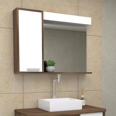 Imagem de Espelheira para Banheiro Helena 80cm - Darabas Agardi
