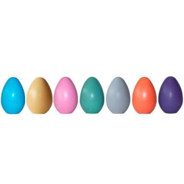 Imagem de Kit 12 Casquinhas de Ovos De Plástico para Páscoa Coloridos - Verytel 