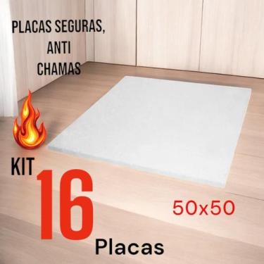 Imagem de Placa de Isopor 16 UN 50x50 antichamas 10 mm melhor da categoria isola