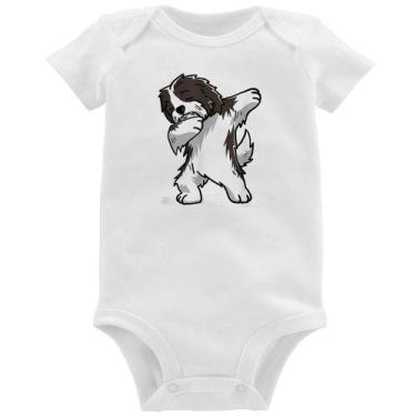Imagem de Body Bebê Cute Dabbing Havanese Dog - Foca na Moda, Branco, G
