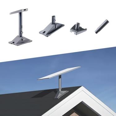 Imagem de SEMTION Suporte Base pata Starlink Gen 3 para V3 Dishy Kit de montagem Starlink ajustável para telhado e parede