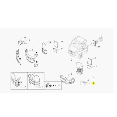 Imagem de Lanterna Seta Retrovisor Esquerdo 3801914A Similar