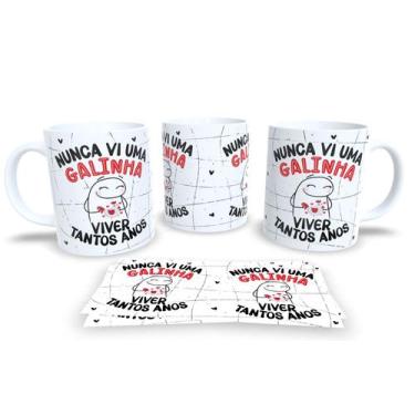 Imagem de Caneca de Porcelana Personalizada Flork Amizades Com Frases Divertidas
