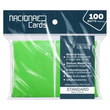 Imagem de Sleeve Matte Standard Maçã Verde - Nacional Cards