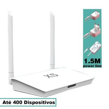 Imagem de HUB Gateway Zigbee, Smart Life, Bluetooth 5.0, Até 400 Dispositivos, Antena Longo Alcance, 2 em 1, HUB X5, Branco