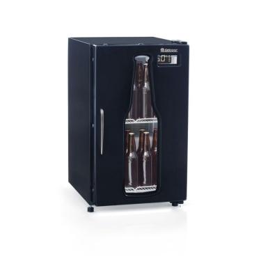 Imagem de Cervejeira GRBA-120C/PR 112L 38 Garrafas ou 100 Latas Porta Vidro Antiembaçamento 127v