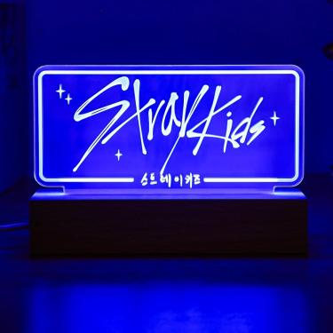 Imagem de Luz noturna LED X9H8N9 Kpop Stray Kids 7 cores ajustáveis