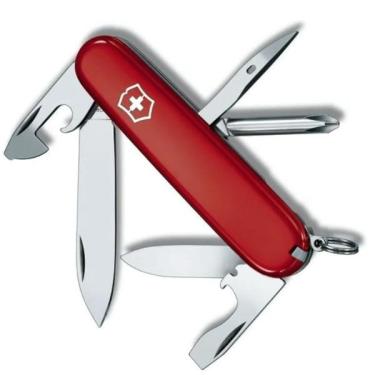 Imagem de Canivete Suíço Tinker Victorinox, 9,1cm 12 funções, vermelho