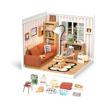 Imagem de Conjunto de construção Rolife DIY Miniature Plastic House com LED