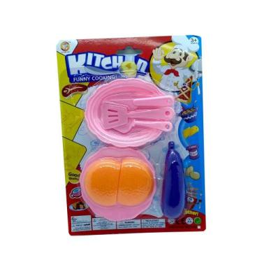 Imagem de Cozinha Divertida - pratinhos e talheres rosa - Royal Toys