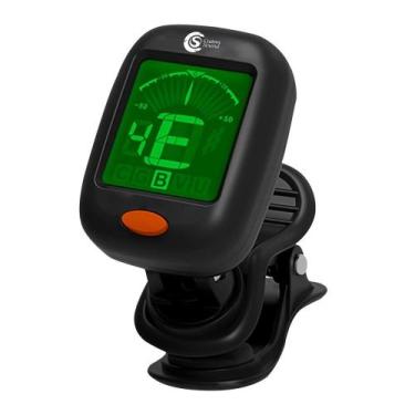 Imagem de Afinador De Violão Digital Nucleo Custom Sound Cromático CS4 Preto