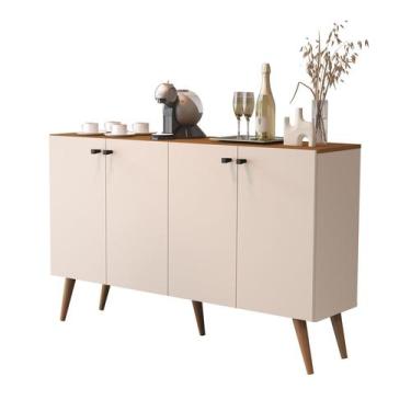 Imagem de Aparador Bancada Sala Jantar Buffet Balcão Cozinha Cantinho do Café 4 