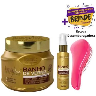 Imagem de Kit Banho De Verniz Máscara + Óleo De Coco Forever Liss