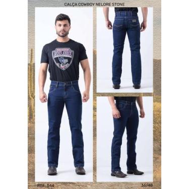 Imagem de Calça Jeans Nelore Country Masculina Cowboy, 40, Stone