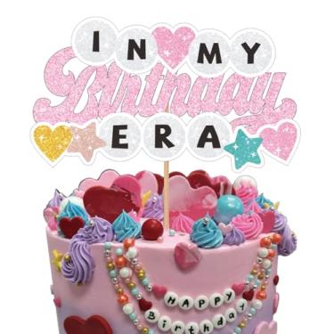 Imagem de In My Birthday Era Cake Topper for Singer Birthday Party Decorations Music Fan Friendship Bracelet Decor