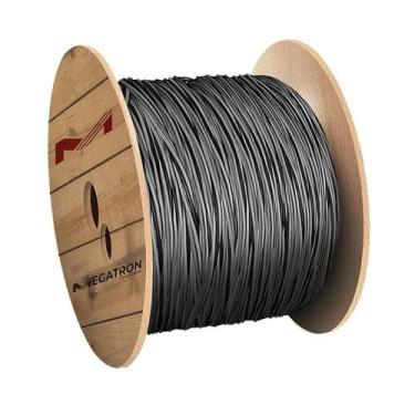 Imagem de Cabo Alumínio Duplex Megatron Neutro Nu 16MMx500M 1KV Preto